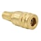 Interstate Pneumatics 1/4 Inch Industrial Coupler Body x 1/4 Inch Reusable Repair Fitting CHZ44-0 - alternate 1