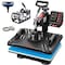 Vevor 8 In 1 Heat Press 15" x 15" Digital Transfer Sublimation for DIY T-Shirt Mug Cap RYJ-38A - alternate 1