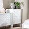 Baxton Studio Callison Spindle Chest - 4-Drawer Farmhouse Vertical Cabinet with Turned Accents for Bedroom, White 271-14741-ZORO - alternate 8