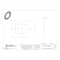 Koyo Roller Thrust Bearing Washer, 1/2 in Bore Dia, 15/16 in OD, 1/32 in Thickness, Alloy Steel TRA-815 - alternate 2