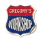 Signmission Gregory's Workshop, 12 Inch X 12 Inch, Vinyl Decal SHI-D-12-489-GREGORY - alternate 1