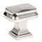 Amerock Revitalize 1-1/4 inch 32mm Length Polished Nickel Cabinet Knob 2000658 - alternate 1