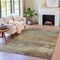 Homeroots 9' X 12' Taupe Brown And Gold Abstract Washable Indoor Outdoor Area Rug 630865 - alternate 7