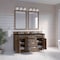 James Martin Vanities Bristol 60" Double Vanity, Whitewashed Walnut, w/ 3 CM Phantome Eclos Top 157-V60D-WW-3PHT - alternate 6