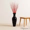 Uniquewise 37in Tall Decorative Black Flared Bamboo Floor Vase with 12-Piece 59in Natural Dried Red Mulberry QI004233.K1 - alternate 7