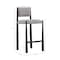 Manhattan Comfort Lennor Metal Boucle Counter Stool in Mushroom CS1529-3 - alternate 9