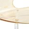 Leisuremod Modern Oyster Transparent Side Dining Side Chair with White Base in Amber, 2PK OCW-17A2 - alternate 10