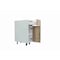 Cambridge Radiance 12 in. W x 24 in. D x 34.50 in. H Ready to Assemble Slab Base Kitchen Cabinet in Light Oak SA-B12-LO-KIT - alternate 9