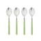 Mepra Fantasia Coffee Spoon Set - 4 Pcs. - Acid Green 10E644407 - alternate 1