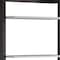 Homeroots 65" White Wood Five Tier Etagere Bookcase with Two Doors and A Drawer 630389 - alternate 5