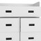 Homeroots 34" White Five Drawer Dresser 544016 - alternate 9