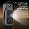 Wrightmaster Wired Plug-in Doorbell Camera with Chime, Audio Recording, Night Vision, Black ZR-601 - alternate 9