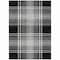 Homeroots 8' X 10' Black Gold And Gray Plaid Washable Indoor Outdoor Area Rug 596312 - alternate 7