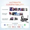 Delton 95X Ultralight Executive Wireless Noise Canceling Bluetooth Headset w/ Auto-Pairing USB DBH95X - alternate 7