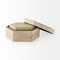 Homeroots Set of Two Natural Solid Wood Box With Lid, 2PK 392585 - alternate 8