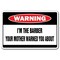 Signmission Barber, 5 Inch X 7 Inch, Decal D-5-W-Barber - alternate 1