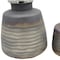 Homeroots Set of Two Black And Gray Abstract Glass Round Table Vases, 2PK 574241 - alternate 7