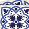 Homeroots 12" X 12" Blue And White Mosaic Peel And Stick Removable Tiles 554314 - alternate 8