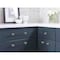 Amerock Urbanite 7-9/16 in 192 mm Center-to-Center Polished Chrome/Brushed Matte Black Cabinet Pull BP77819226BMB - alternate 4