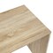Homeroots Modern Geo Walnut L Shape Computer Table 475985 - alternate 2