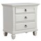 Homeroots 28" White Wood Three Drawer Nightstand 399249 - alternate 6