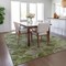 Homeroots 5' X 8' Green And Ivory Abstract Washable Indoor Outdoor Area Rug 577674 - alternate 8
