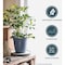 Hc Companies Eclipse 12'' Cottage Stone Planter with Saucer ECA12000A02 - alternate 4
