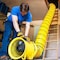 Maxx Air Confined Space Ventilator and Polyvinyl Hose, 120 V, 2000 cfm, Steel, Industrial Yellow HVHF 12COMBO - alternate 5