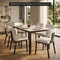 Leisuremod Teres Leather Dining Chair, Steel Legs & Poplar Wood Core TC19W - alternate 10
