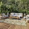 Homeroots 10' X 14' Ivory Green And Yellow Floral Indoor Outdoor Area Rug 548101 - alternate 6