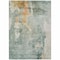 Homeroots 10' X 14' Blue Copper And Gray Abstract Washable Indoor Outdoor Area Rug 605499 - alternate 9