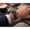Elegani Leather Band Compatible with Apple Watch 41mm, Blue, Blue/Rose Gold/Yellow Gold Buckle OWLSPAM-BLU-41 - alternate 3