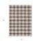 Homeroots 3' X 5' Brown And Beige Plaid Washable Indoor Outdoor Area Rug 595469 - alternate 8
