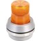 Edwards Signaling Horn Strobe, Horn, Pulse, 24V DC, 85 dB, Cast Aluminum, Amber Lens, Gray Housing, Surface Mount 51XBRFA24D - alternate 1
