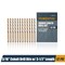 Powertec 3/16" Cobalt Drill Bits 3-1/2" Length, M35 HSS Jobber Length Twist Bits with 135 Deg Tip, 12PK QDB2015 - alternate 1