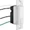 Lutron Wall Mount Sensor, Occupancy, Photocell, Vacancy, Hard Wired, White, 900 sq ft, Fluorescent, Halogen, Incandescent, LED MS-OPS2-WH - alternate 1