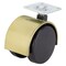 Prosource Caster, 2 in Dia Wheel, 47 mm W Wheel, Nylon Wheel, Black, 75 lb, Steel Housing Material JC-F12-PS - alternate 1