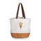 Picnic Time Family Of Brands NCAA Arizona State Sun Devils Coronado Canvas and Willow Basket Tote - Picnic Bag 203-00-187-024-0 - alternate 1