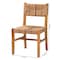 Bali & Pari Prita Bohemian Paper Loom and Natural Mahogany Wood Dining Chair 249-13884-ZORO - alternate 6