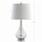 Jonathan Y Darren 25.5" Glass LED Table Lamp, Mercury Silver, 2PK JYL1077A-SET2 - alternate 8