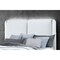 Homeroots Gray and White Wood And Upholstery Lighted Queen Bed Frame 634338 - alternate 9