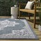 Jonathan Y Arden Vintage Casual Medallion Blue/Cream 5 ft. x 8 ft. Indoor/Outdoor Area Rug SMB300C-5 - alternate 6