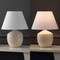 Jonathan Y Myron 18 in. Minimalist Scandinavian Concrete Effect Resin/Iron LED Table Lamp, Cream, 2PK JYL5606C-SET2 - alternate 8