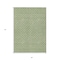 Homeroots 3' X 5' Green And Gray Floral Washable Indoor Outdoor Area Rug 610648 - alternate 7