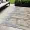 Homeroots 5' X 8' Beige Brown And Gray Abstract Washable Indoor Outdoor Area Rug 601171 - alternate 1