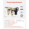 Vevor Air Compressor Filter Regulator 3/8 in NPT 25m & 5m Air Drying System AF+AF+AR3000 - alternate 6