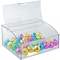 Azar Displays Large Clear Styrene Candy Bin Hinged Lid, Price Tag Slot, 7.25"H x 11.75"W 400435 - alternate 4