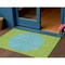 Homeroots 3' X 5' Lime Green And Blue Striped Washable Indoor Outdoor Area Rug 597175 - alternate 1