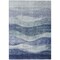 Homeroots 5' X 8' Light Blue And Dark Blue Abstract Washable Indoor Outdoor Area Rug 604966 - alternate 8