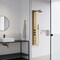Vigo 59 in. H x 6 in. W 4-Jet Shower Panel System with Round Head and Hand Shower Wand in Brushed Gold VG08013MG - alternate 7